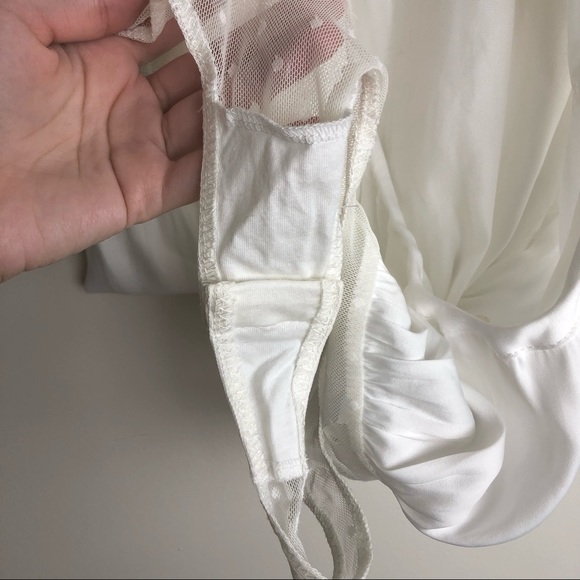 FREE PEOPLE Melrose Ivory Lace Bodysuit - Picture 10 of 12